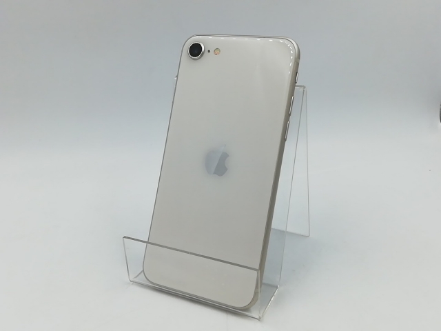 【中古】Apple SoftBank 【SIMフリー】 iPhone SE（第3世代） 64GB スターライト MMYD3J/A【千葉】保証期間１ヶ月【ランクC】