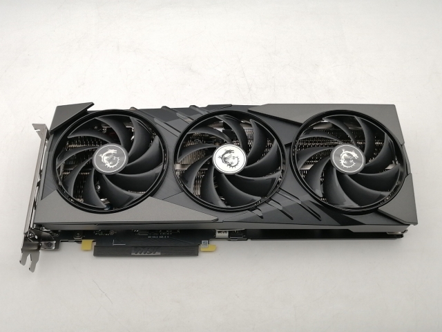 【中古】MSI GeForce RTX 4070 SUPER 12G GAMING X SLIM RTX4070Super/12GB (GDDR6X)【千葉】保証期間１週間