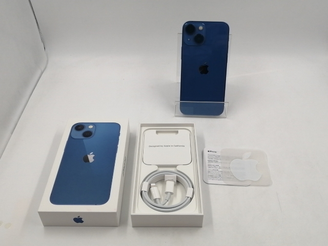 【中古】Apple 国内版 【SIMフリー】 iPhone 13 mini 128GB ブルー MLJH3J/A【千葉】保証期間１ヶ月【ランクB】_7