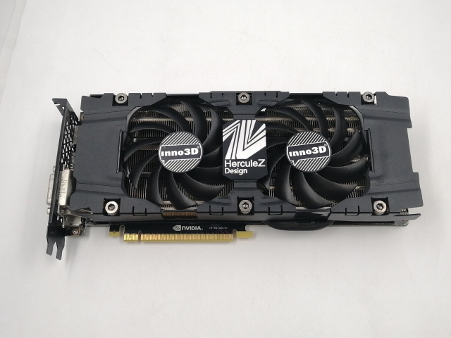 【中古】Inno3D GeForce GTX 1080 X2（N1080-1SDN-P6DN) GTX1080/8GB(GDDR5X)/PCI-E【千葉】保証期間１週間