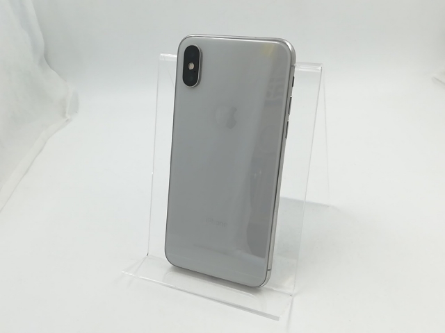 中古】Apple SoftBank 【SIMロック解除済み】 iPhone X 64GB シルバー