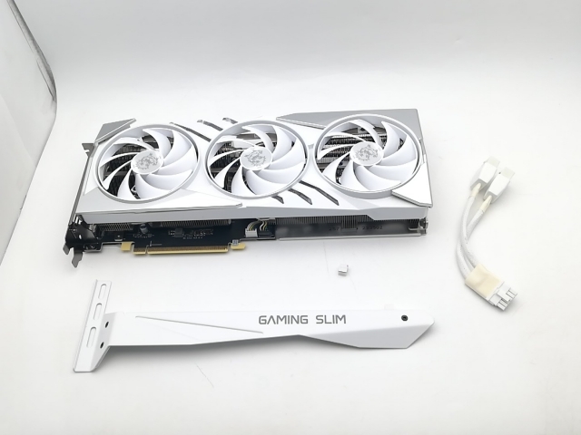 【中古】MSI GeForce RTX 4070 Ti GAMING X SLIM WHITE 12G RTX4070Ti/12G【千葉】保証期間１週間_8