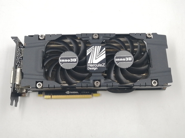 【中古】Inno3D GeForce GTX 1080 X2（N1080-1SDN-P6DN) GTX1080/8GB(GDDR5X)/PCI-E【千葉】保証期間１週間