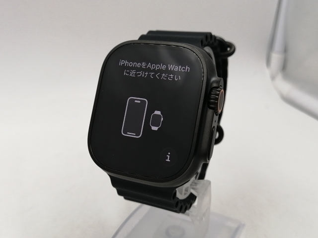 【中古】Apple Apple Watch Ultra3 49mm Cellular ブラックチタニウムケース/ブラックオーシャンバンド MF0J4J/A【新橋烏森通り】保証期間１ヶ月【ランクA】