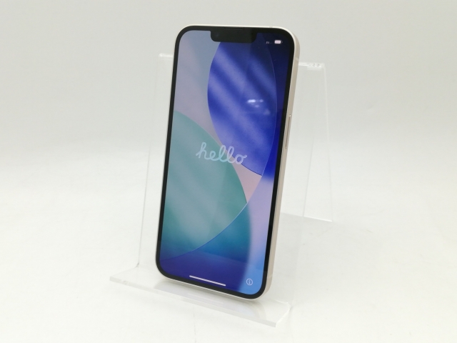 【中古】Apple docomo 【SIMフリー】 iPhone 14 128GB スターライト MPUQ3J/A【千葉】保証期間１ヶ月【ランクA】_1