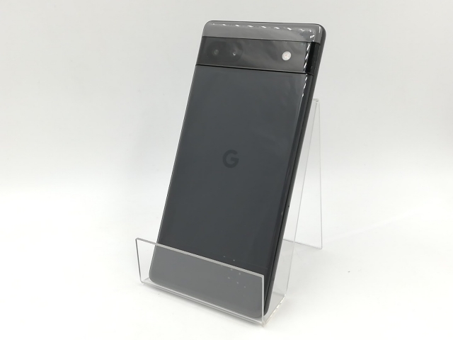 【中古】Google UQmobile 【SIM無償性】 Pixel 6a 暗灰色 6GB 128GB GB17L【千葉】言いはなつ継続期間１ヶ月【位置づけるB】