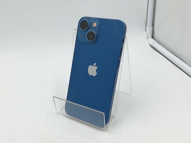 【中古】Apple 国内版 【SIMフリー】 iPhone 13 mini 256GB ブルー MLJN3J/A【千葉】保証期間１ヶ月【ランクC】