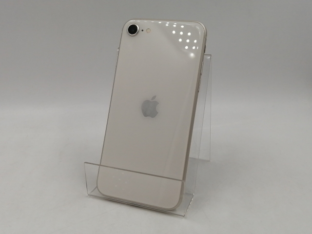 【中古】Apple SoftBank 【SIMフリー】 iPhone SE（第3世代） 64GB スターライト MMYD3J/A【千葉】保証期間１ヶ月【ランクC】