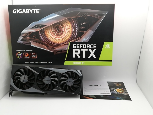 中古】GIGABYTE GeForce RTX 3060 Ti GAMING OC PRO 8G rev.1.0(GV