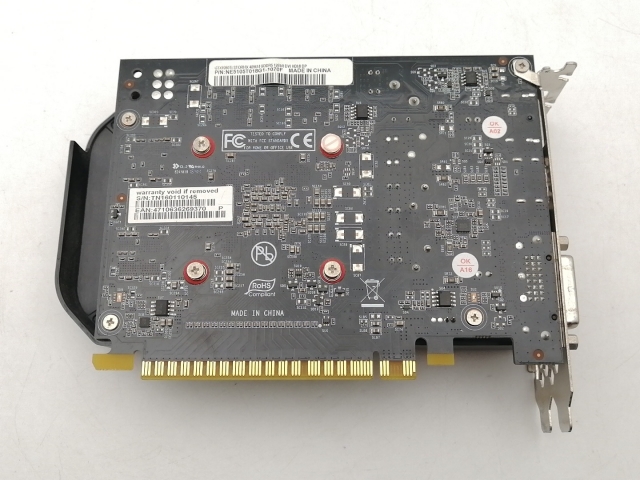 【中古】Palit GeForce 1050 Ti StormX(NE5105T018G1-1070F) GTX1050Ti/4GB(GDDR5)/PCI-E【千葉】保証期間１週間