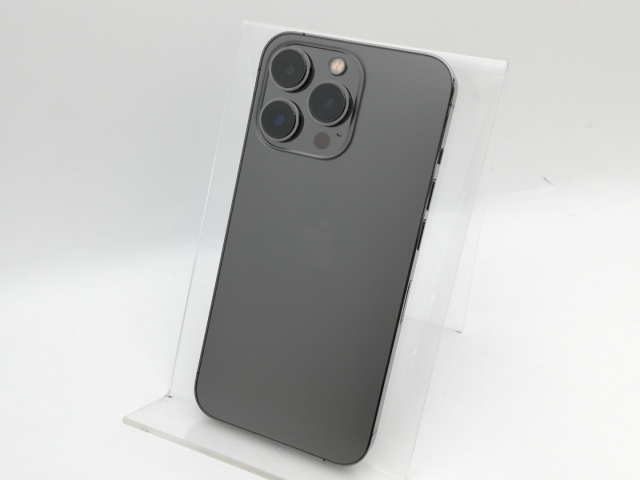 【中古】Apple docomo 【SIMフリー】 iPhone 13 Pro 128GB グラファイト MLUE3J/A【中野】保証期間１ヶ月【ランクC】