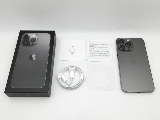【中古】Apple docomo 【SIMフリー】 iPhone 13 Pro 128GB グラファイト MLUE3J/A【中野】保証期間１ヶ月【ランクC】_8