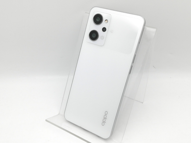 【中古】Oppo 国内版 【SIMフリー】 OPPO Reno9 A ムーンホワイト 8GB 128GB CPH2523【中野】保証期間１ヶ月【ランクB】