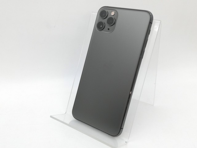 【中古】Apple SoftBank 【SIMロック解除済み】 iPhone 11 Pro Max 64GB スペースグレイ MWHD2J/A【中野】保証期間１ヶ月【ランクB】