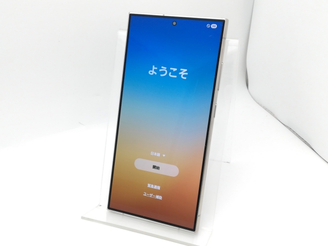 【中古】SAMSUNG au 【SIMフリー】 Galaxy S24 Ultra チタニウムグレー 12GB 256GB SCG26【中野】保証期間１ヶ月【ランクB】