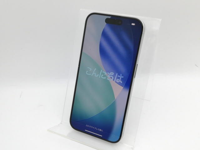 【中古】Apple 国内版 【SIMフリー】 iPhone 15 Pro 256GB ホワイトチタニウム MTUD3J/A【中野】保証期間１ヶ月【ランクB】_1