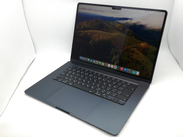 【中古】Apple MacBook Air 15インチ M2(CPU:8C/GPU:10C) 8GB/512GB ミッドナイト MQKX3J/A (M2,2023)【中野】保証期間１ヶ月【ランクB】