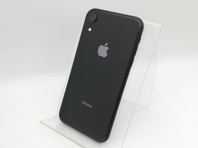 【中古】Apple docomo 【SIMロック解除済み】 iPhone XR 128GB ブラック MT0G2J/A【中野】保証期間１ヶ月【ランクC】
