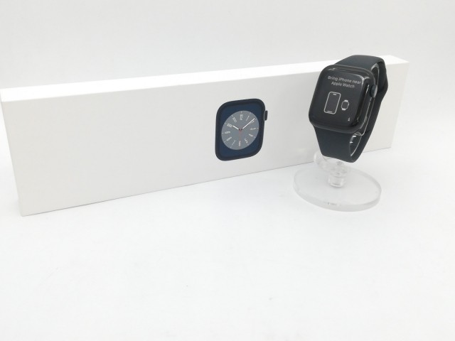 【中古】Apple Apple Watch Series8 41mm GPS ミッドナイトアルミニウムケース/ミッドナイトスポーツバンド MNP53J/A【中野】保証期間１