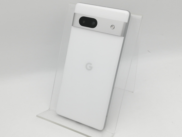 【中古】Google docomo 【SIMフリー】 Pixel 7a スノー 8GB 128GB G82U8【中野】保証期間１ヶ月【ランクB】
