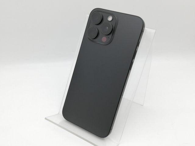 中古】Apple 国内版 【SIMフリー】 iPhone 15 Pro Max 256GB ブラック 