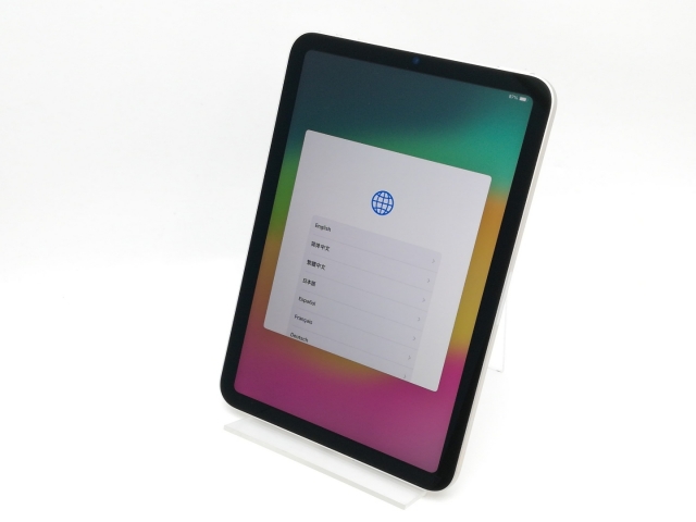 中古 ipad mini 第6世代 MK7P3J/A WiFiモデル APPLE 〔中古〕iPad mini 第6世代 64GB スターライト MK7P3J／A