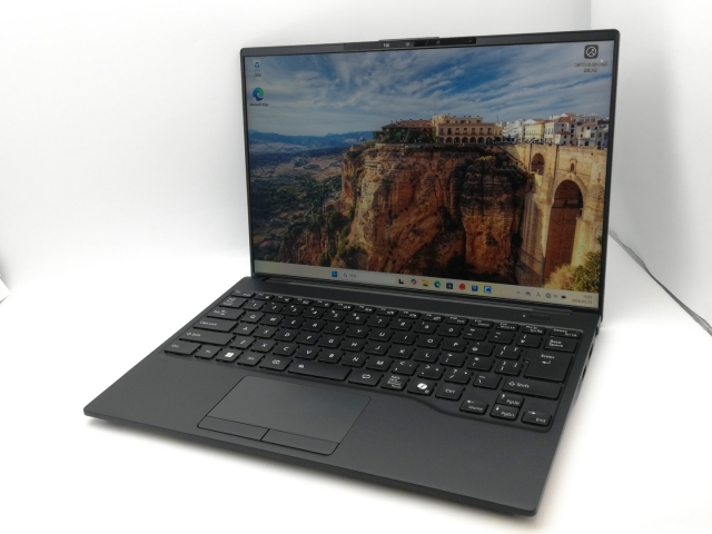 【中古】Fujitsu FMV Note U FMVUH0700B ピクトブラック 【Ultra7 255H 32G 512G(SSD) 1GbE WiFi 5G 14LCD(1920x1200)】【中野】保証期間１ヶ月【ランクB】