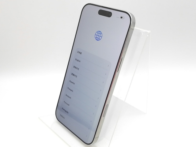 【中古】【赤ロム保証あり】Apple au 【SIMフリー】 iPhone 16 Pro Max 512GB ホワイトチタニウム MYWM3J/A【高崎モントレー】保証期間１ヶ月【ランクB】_1