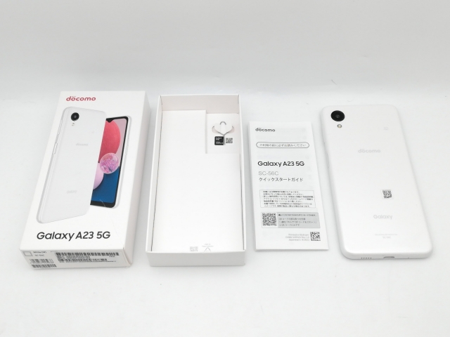 【中古】SAMSUNG docomo 【SIMフリー】 Galaxy A23 5G 4GB 64GB SC-56C ホワイト【中野】保証期間１ヶ月【ランクB】_8