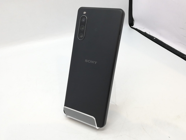 中古】SONY au 【SIMフリー】 Xperia 10 IV ブラック 6GB 128GB
