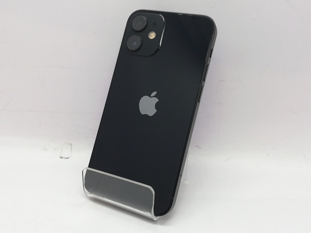 【中古】Apple au 【SIMロック解除済み】 iPhone 12 mini 256GB ブラック MGDR3J/A【立川フロム中武】保証期間１ヶ月【ランクB】
