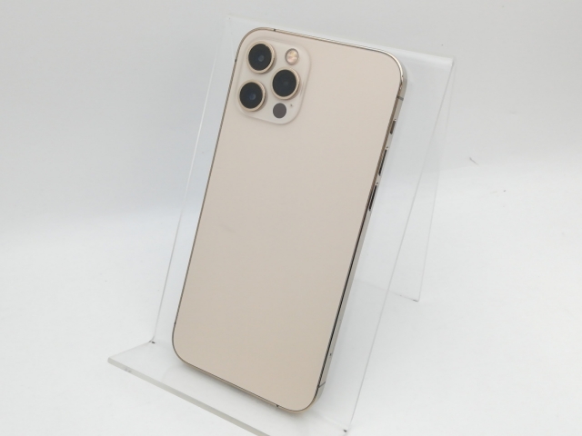 【中古】Apple docomo 【SIMロック解除済み】 iPhone 12 Pro 128GB ゴールド MGM73J/A【中野】保証期間１ヶ月【ランクC】