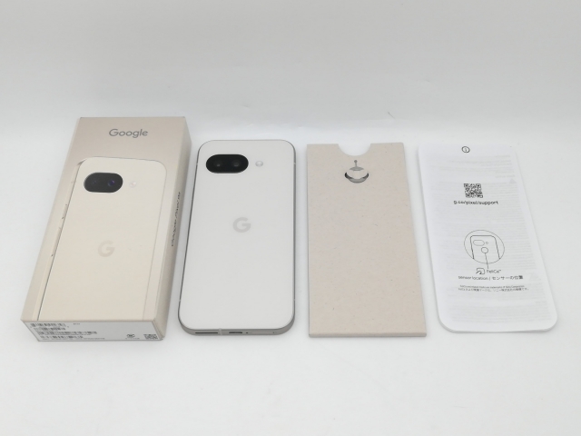 【中古】Google docomo 【SIMフリー】 Pixel 9a ポーセリン 8GB 128GB【池袋東口】保証期間１ヶ月【ランクA】