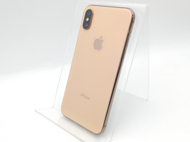 中古】Apple au 【SIMロック解除済み】 iPhone XS 256GB ゴールド