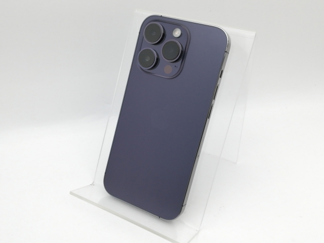 【中古】Apple 国内版 【SIMフリー】 iPhone 14 Pro 256GB ディープパープル MQ1E3J/A【中野】保証期間１ヶ月【ランクB】