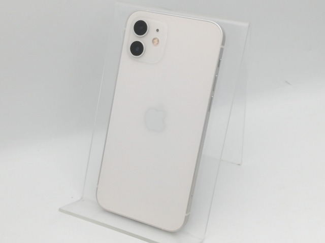 【中古】Apple au 【SIMロック解除済み】 iPhone 12 64GB ホワイト MGHP3J/A【中野】保証期間１ヶ月【ランクB】