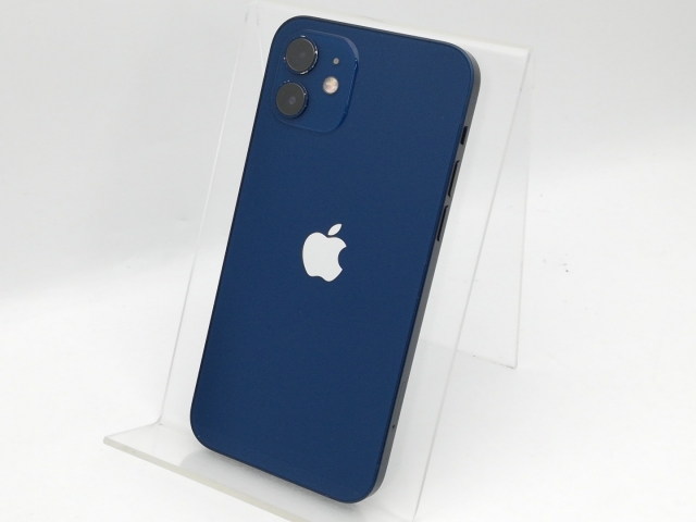 【中古】Apple SoftBank 【SIM鍵を掛ける取り消す済み】 iPhone 12 64GB 青味 MGHR3J/A【新宿】言いはなつ継続期間１ヶ月【位置づけるC】