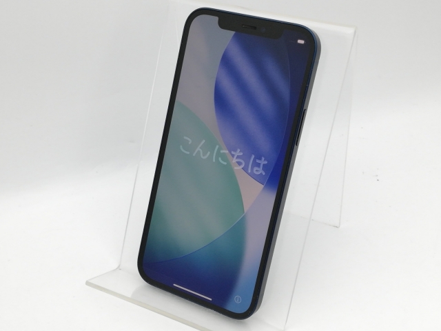 【中古】Apple SoftBank 【SIM鍵を掛ける取り消す済み】 iPhone 12 64GB 青味 MGHR3J/A【新宿】言いはなつ継続期間１ヶ月【位置づけるC】