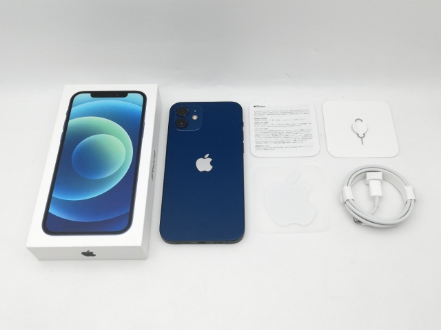 【中古】Apple SoftBank 【SIM鍵を掛ける取り消す済み】 iPhone 12 64GB 青味 MGHR3J/A【新宿】言いはなつ継続期間１ヶ月【位置づけるC】