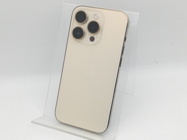 【中古】Apple 国内版 【SIMフリー】 iPhone 14 Pro 256GB ゴールド MQ173J/A【中野】保証期間1ヶ月【ランクB】