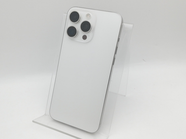 中古】Apple 国内版 【SIMフリー】 iPhone 15 Pro Max 256GB ホワイト 