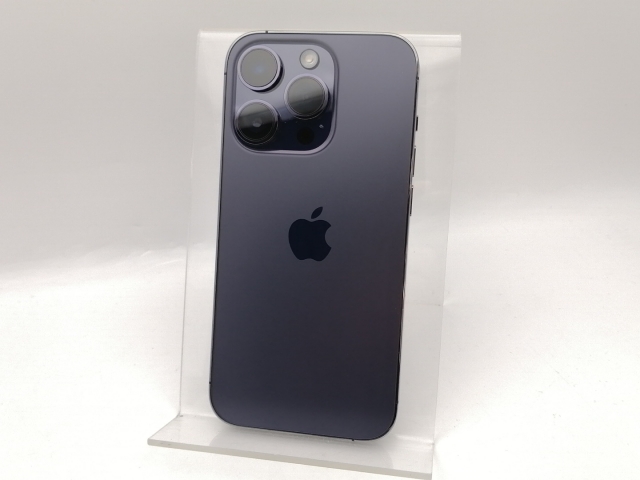 【中古】Apple 国内版 【SIMフリー】 iPhone 14 Pro 256GB ディープパープル MQ1E3J/A【中野】保証期間１ヶ月【ランクB】