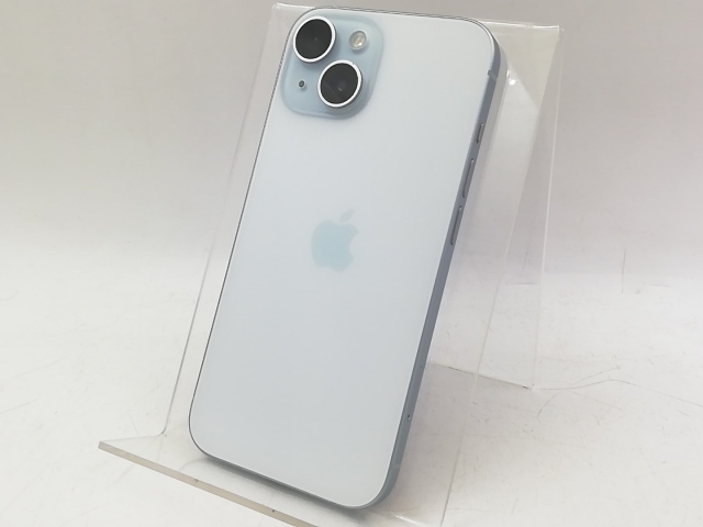 【中古】Apple 国内版 【SIMフリー】 iPhone 15 256GB ブルー MTMR3J/A【大宮東口】保証期間１ヶ月【ランクB】