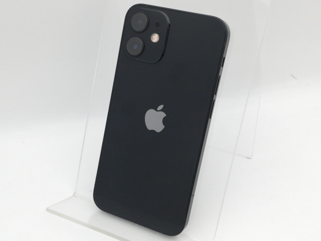 【中古】Apple docomo 【SIMロック解除済み】 iPhone 12 mini 128GB ブラック MGDJ3J/A【中野】保証期間１ヶ月【ランクC】