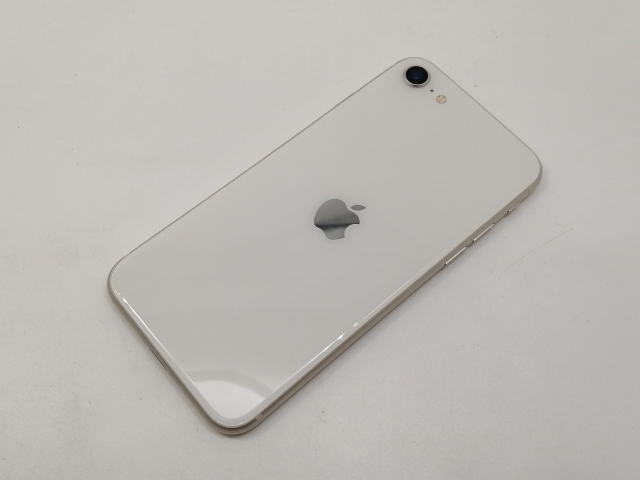 中古)Apple iPhone SE 第3世代 64GB スターライト MMYD3J/A SIMフリー