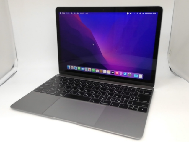 MacBook（Retina,12-inch,Early 2016）1.1GHz Core m3〈MLH72J/A〉⑥
