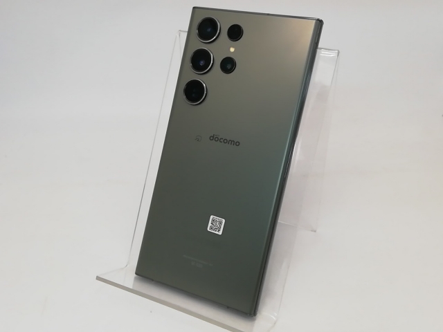 Samsung Galaxy S23 Ultra docomo グリーン ムスビー｜新品ほぼ Galaxy S23 Ultra SC-52D 256GB グリーン