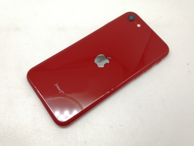 【中古】Apple au 【SIMフリー】 iPhone SE（第3世代） 64GB (PRODUCT)RED MMYE3J/A【宇田川】保証期間１ヶ月【ランクB】