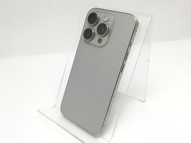 iPhone15pro 256GB ナチュラルチタニウム 画面割れ ジャンク