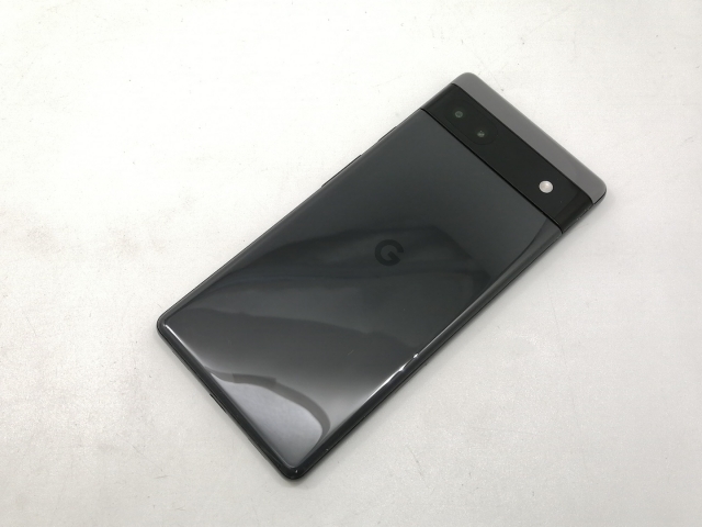 【中古】Google au 【SIMフリー】 Pixel 6a チャコール 6GB 128GB GB17L【宇田川】保証期間１ヶ月【ランクA】
